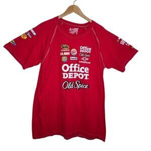 Nascar Tony Stewart‎ #14 Red Cotton T -Shirt Mens SZ XL Graphic Motorsports Race